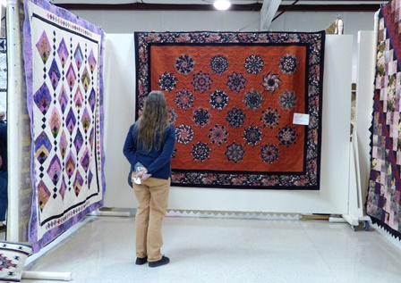 S and B Quilters' Guild Bi-Annual Cabin Fever Quilt Show, Delta County Fairgrounds in Hotchkiss.