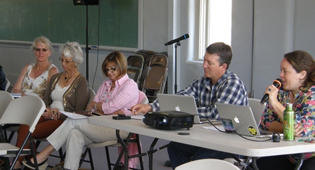 Susie Kaldis of North Fork Valley Creative Coalition speaking on website design
