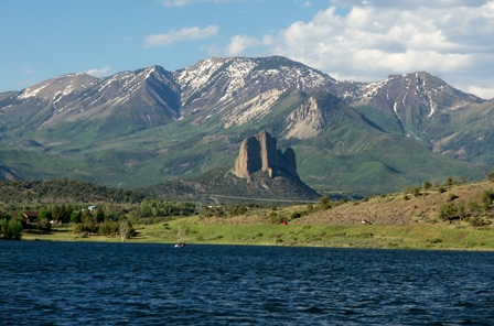 Crawford Reservoir view of Needlerock.